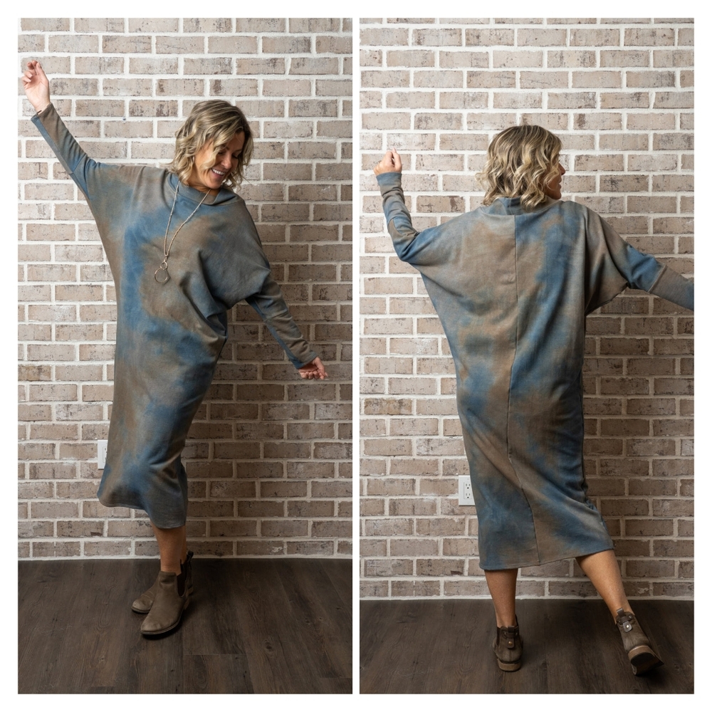 Bryn Walker Blu Ilse Midi Dress Size S